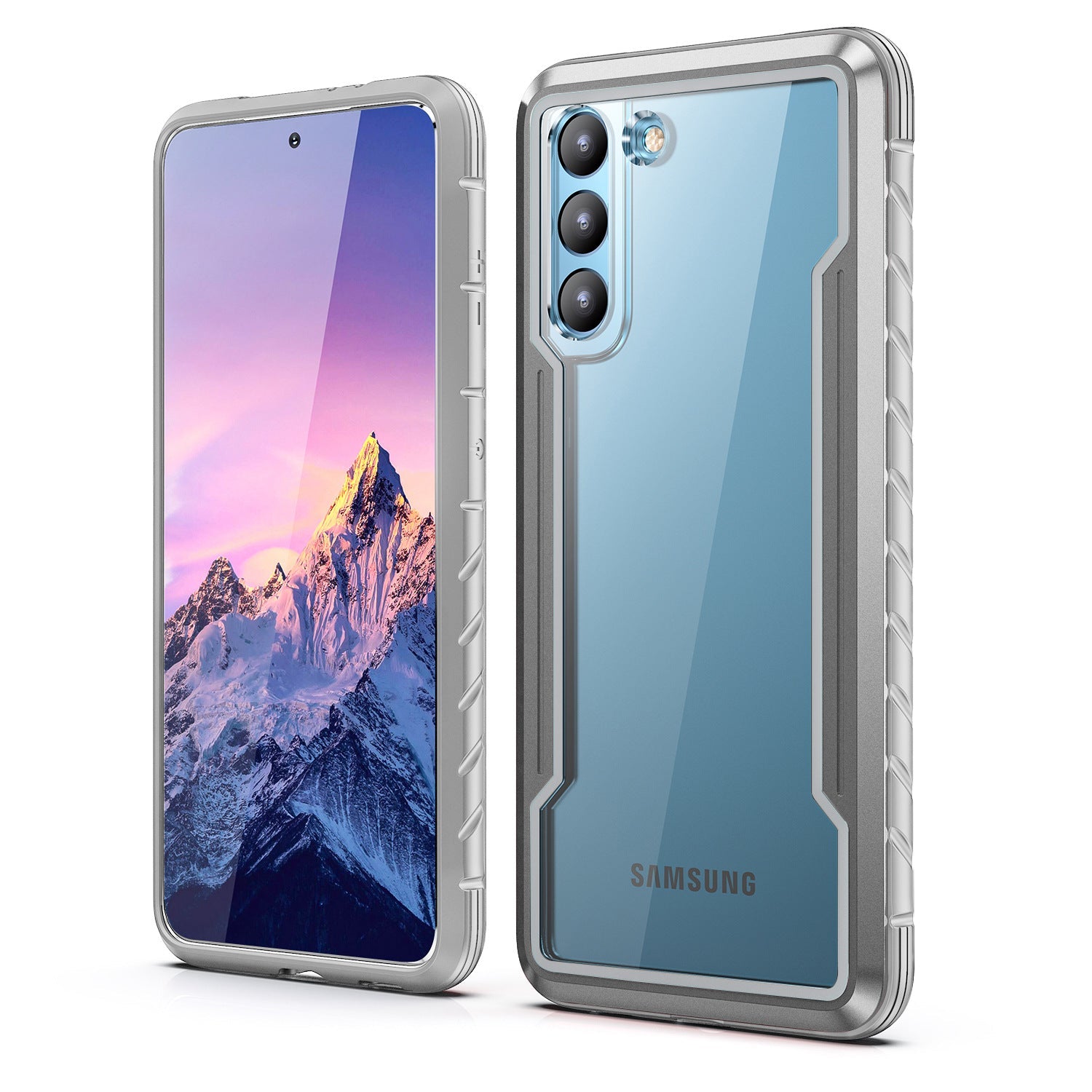 Luxury Aluminum TPU PC Full Cover For Samsung Galaxy