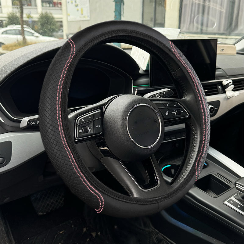 PU Leather Steering Wheel Cover 15\