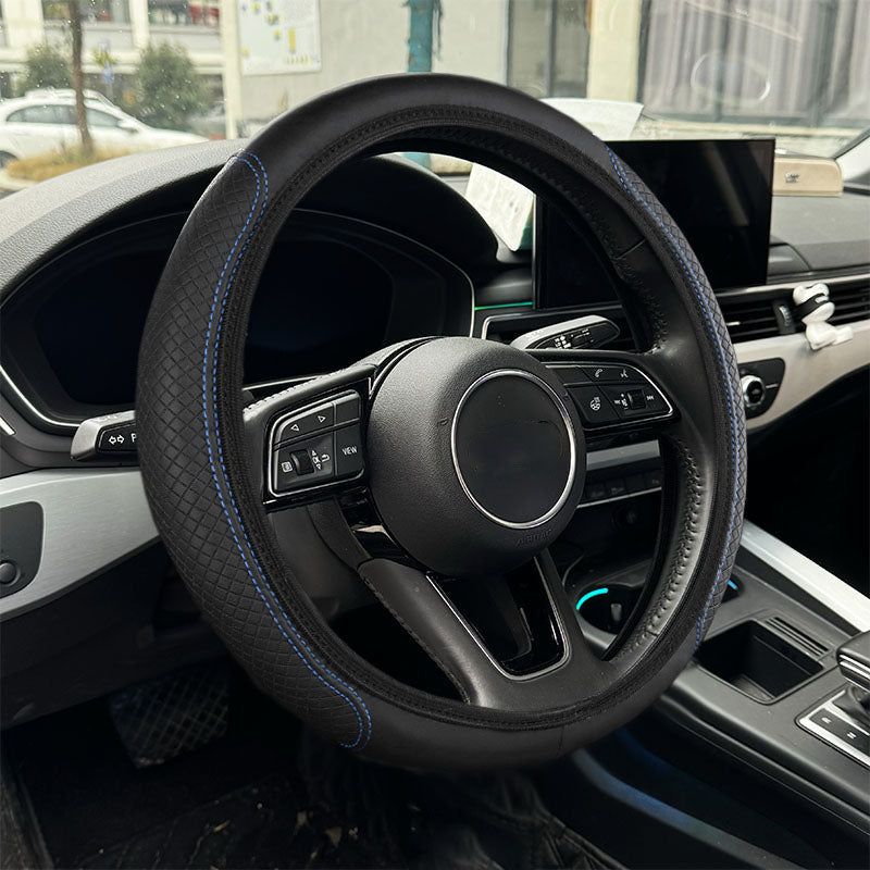 PU Leather Steering Wheel Cover 15\