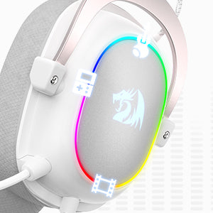 Redragon H510 Zeus-X RGB Wired Backlit Gaming Headset 7.1 Surround Sound Multi Platforms Headphone