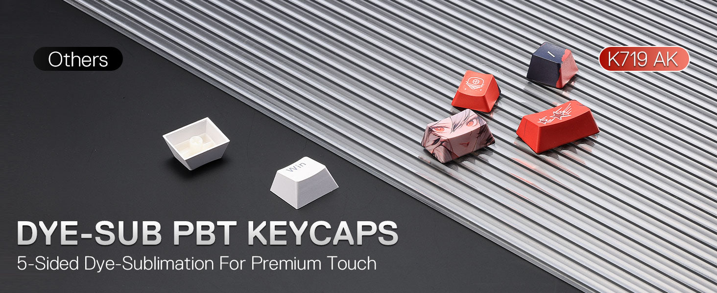 Redragon K719 PRO Wireless Gasket Gaming Hype Screen & Knob, 95 Keys Mechanical Keyboard,Easy-Control 1.14’’ TFT Info Display