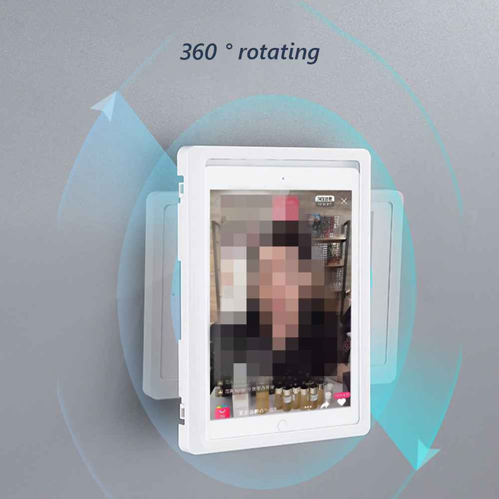 Swivel Bathroom Waterproof Phone Case Holder Shelving