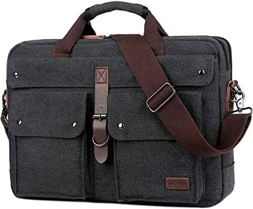Men's Canvas Messenger Bag – Professional Laptop Carry