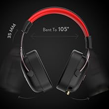 Redragon H510 Zeus Wired Gaming Headset - 7.1 Surround Sound - Memory Foam Ear Pads - 53MM Drivers  Detachable Microphone