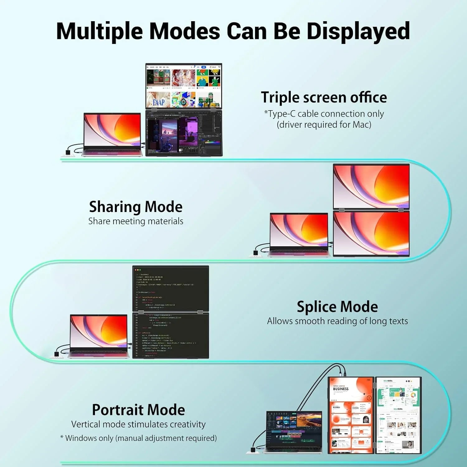 InnoView Foldable 15.6
