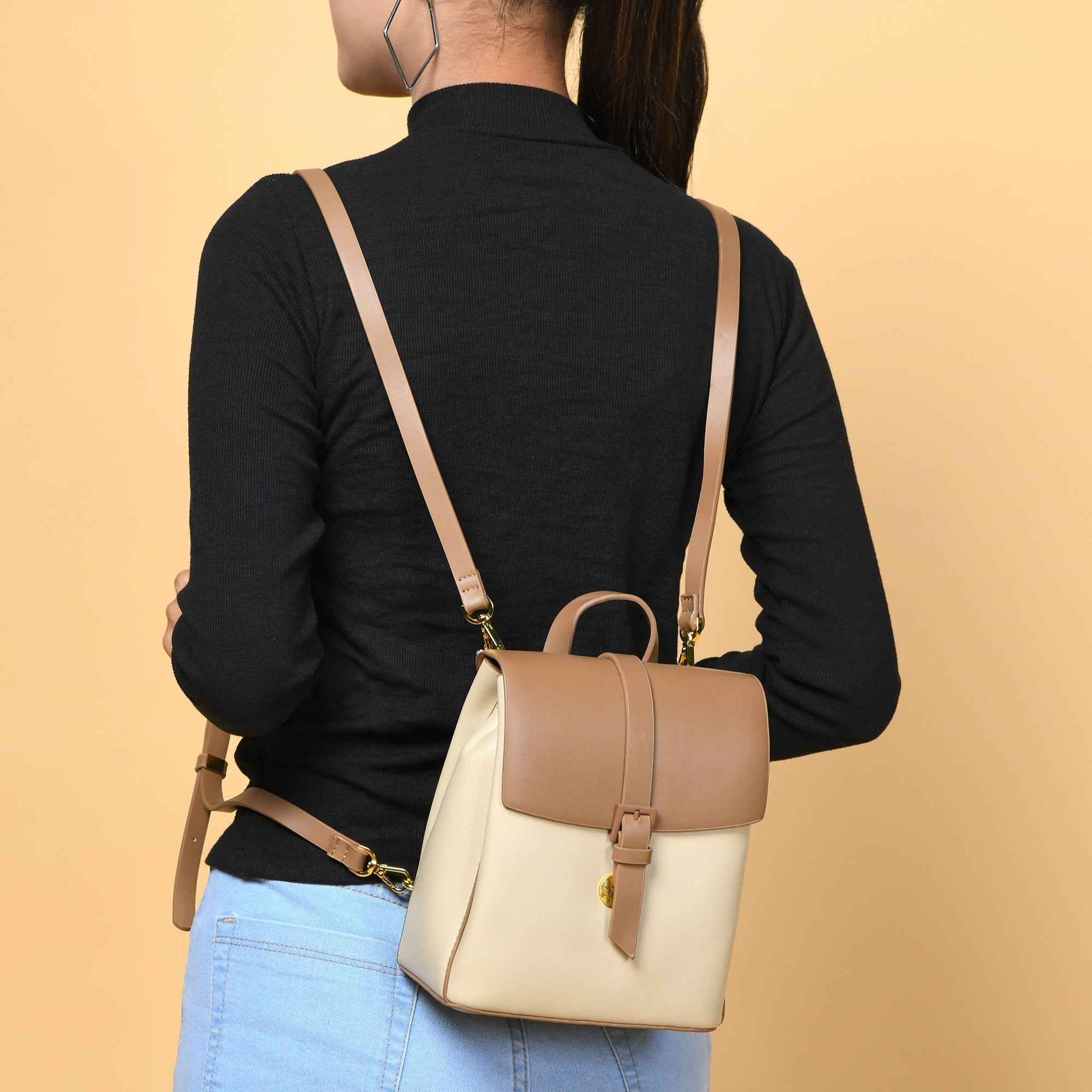 Claire Women's Backpack - Brown
