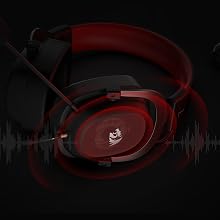 Redragon H510 Zeus Wired Gaming Headset - 7.1 Surround Sound - Memory Foam Ear Pads - 53MM Drivers  Detachable Microphone