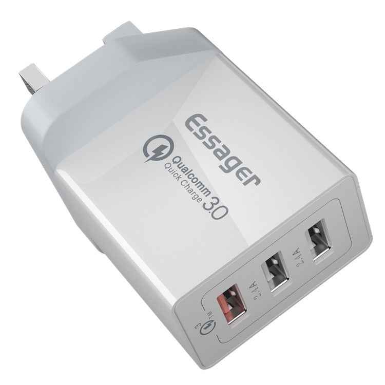 Three-Port USB Fast Charge 30WQC30 Mobile Phone Charger