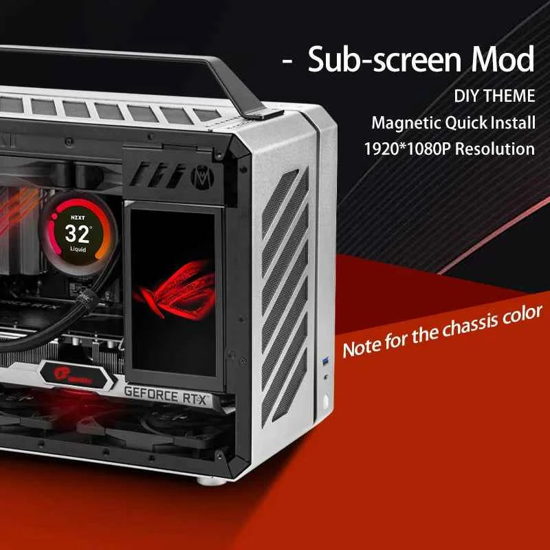 Mechanic Master C28 Computer Case Aluminum Alloy Little Horizon ITX MATX Motherboard Tower Water-Cooler Portable Mini PC Case