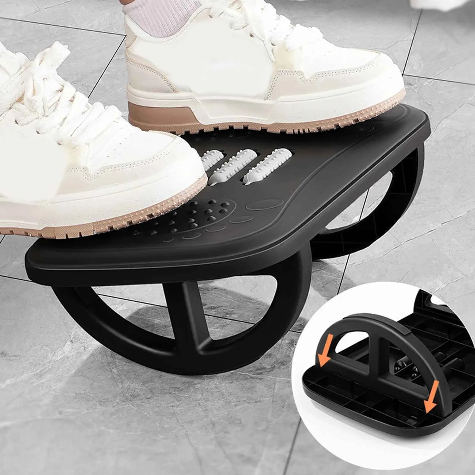 Office Desk Footrest Footrest Anti-Warping Erlang Leg Pad Footstool Rocker Balance Board Ergonomic With Massage For Office Use