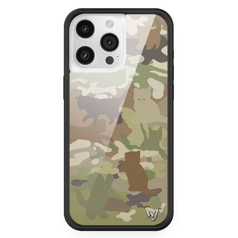 2025 New Wildflower Polka dot deer Phone Case for iPhone 17 Pro Max 12 13 14 15 plus 16 Pro Cover 3D WF Strawberry Cartoon Cases