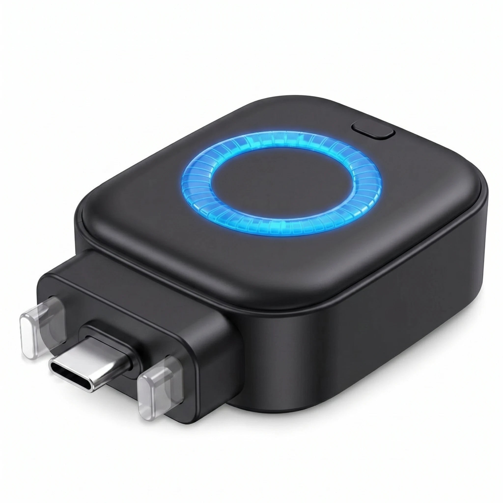 Smart AI Auto Power Off Type-C Fast Charger RGB LED Safe Overnight Charging Device For iPhone 15 Android