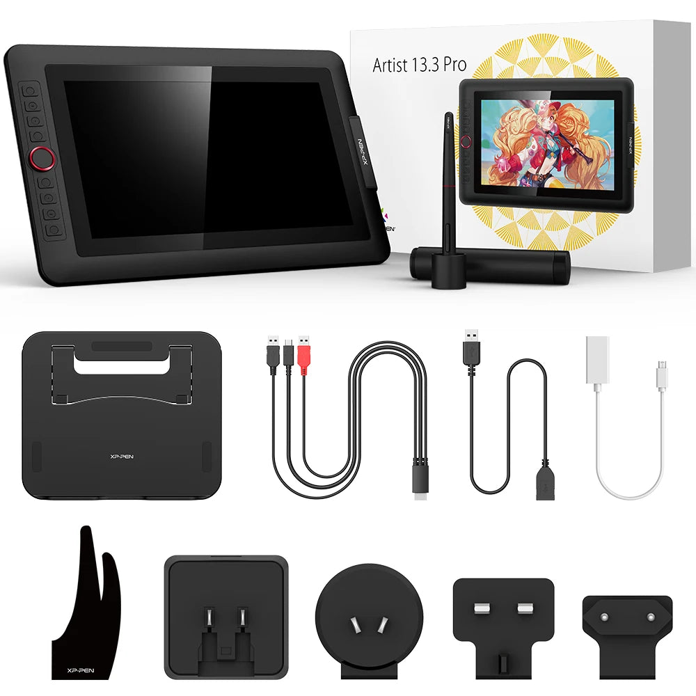XPPen Artist 13.3 Pro V2 Graphics Tablet Drawing Monitor 13.3
