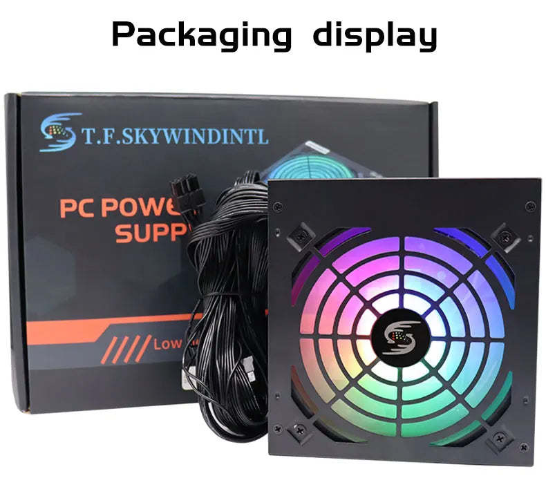 Fonte 500w PSU12V PC Power Sources For Office 500W 24pin ATX Computer Power Supply PSU 500W PC Gaming Power PC Gamer Source Game