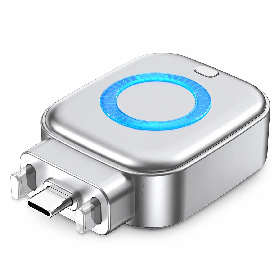 Smart AI Auto Power Off Type-C Fast Charger RGB LED Safe Overnight Charging Device For iPhone 15 Android