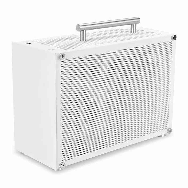 METALFISH T60 Mini ITX Black Case 9L Gaming Computer Chassis Compact transparent PC Support SFX PSU/300mm GPU