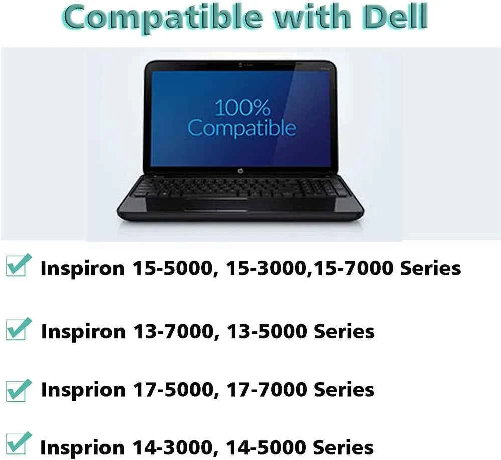 65W 45W Charger for Dell Laptop Inspiron 11/13/14/15/17 3000 5000 7000 Serie (3583 3593 5570) Latitude E5450 XPS 13 Adapter Powe