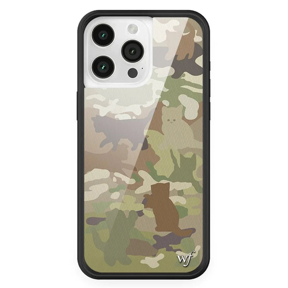 2025 New Wildflower Polka dot deer Phone Case for iPhone 17 Pro Max 12 13 14 15 plus 16 Pro Cover 3D WF Strawberry Cartoon Cases