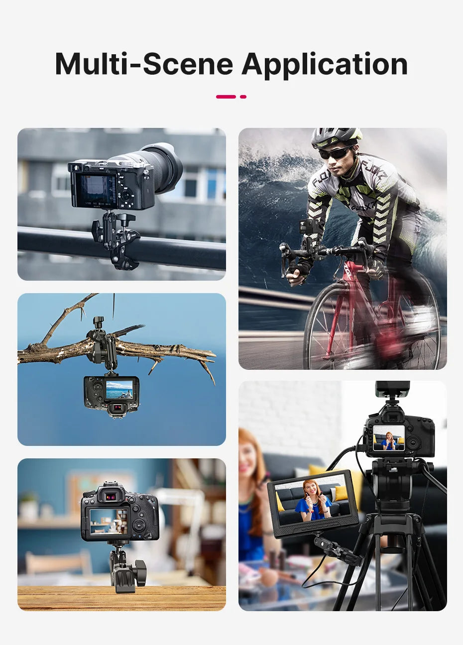 Ulanzi ST-29 Universal Tablet Tripod Mount Stand Phone Holder w Cold Shoe For iPhone iPad Air Pro Horizontal Vertical Shooting