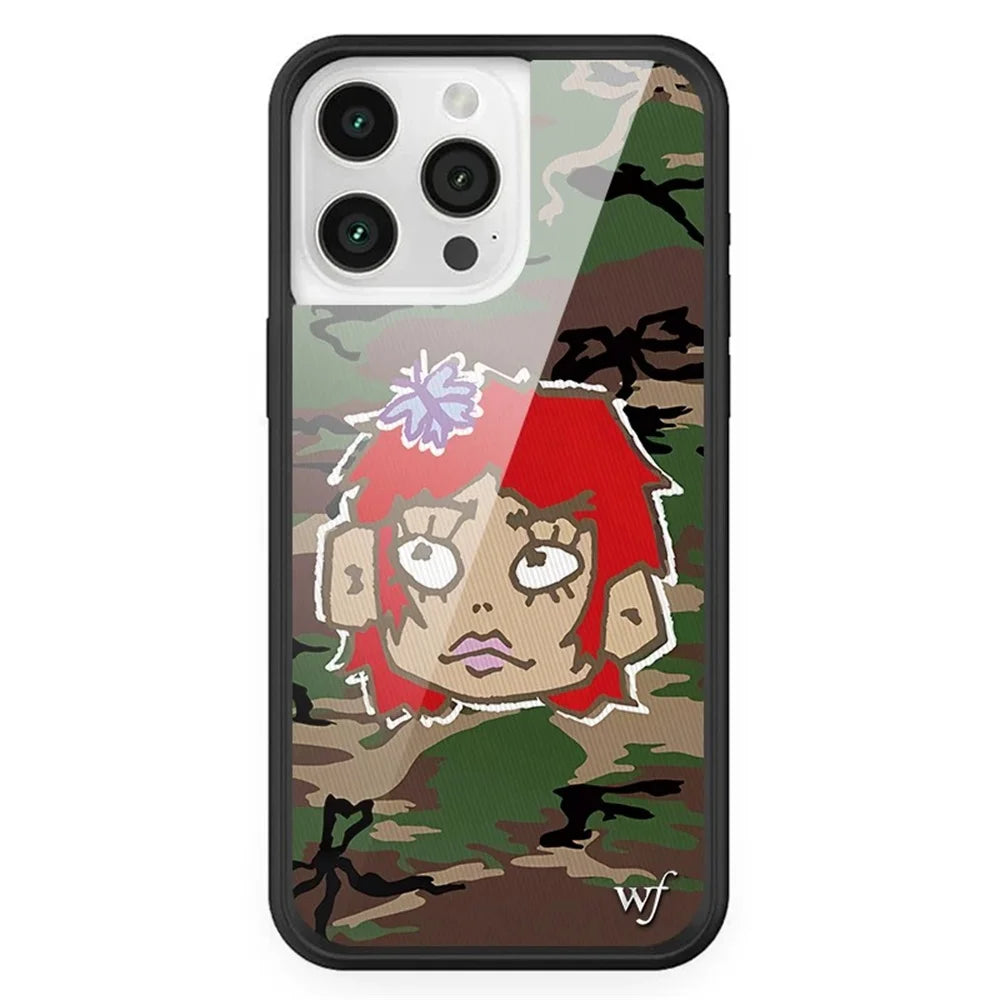 2025 New Wildflower Polka dot deer Phone Case for iPhone 17 Pro Max 12 13 14 15 plus 16 Pro Cover 3D WF Strawberry Cartoon Cases