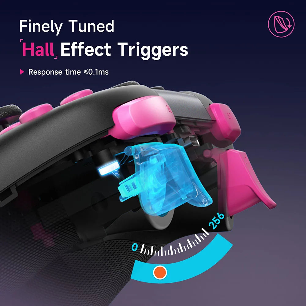 EasySMX X05 Wireless Gamepad Controller with Bluetooth, Dongle, Wired for PC/Phone/Switch/ Steam Gamer, Hall Effect - WinSupport Tech