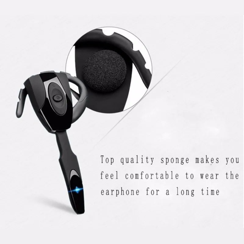 Business Bluetooth Headset With Microphone Rechargeable Long Standby Driving Car High Sensitivity Handsfree Wireless Headphones