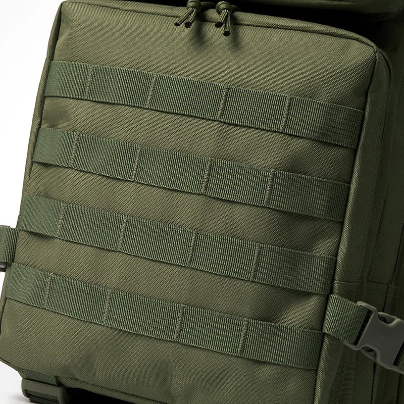 45L Tactical Backpack survival Bag Hunting MOLLE Backpack GYM For Men EDC Outdoor Hiking Rucksack Witch Bottle Holder