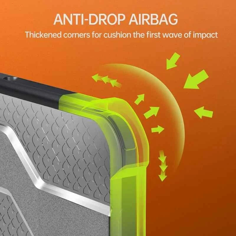 Military Shock Proof Rugged Kickstand Cover for Ipad Mini 6 2022 2024 Pro 11 12.9 13 Clear Case for Ipad 8/9/10th Gen Air4/5/6