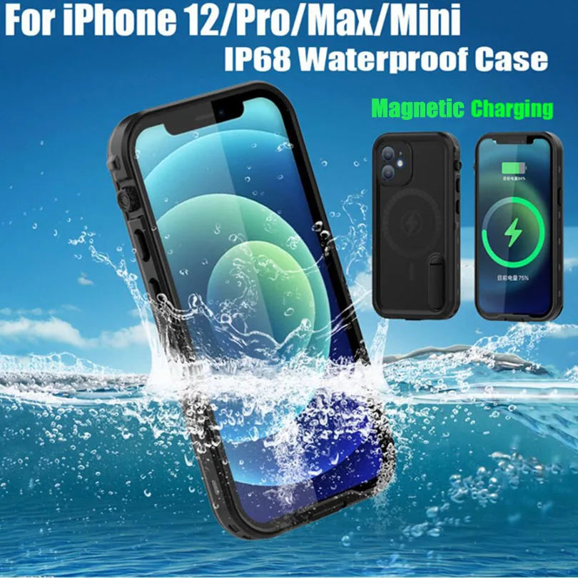 IP68 Waterproof Diving Swim OutdoorSport TPU Armor Cover Case For Samsung Galaxy S22 Ultra Plus S21 S20 Note 20 Ultra Note 10