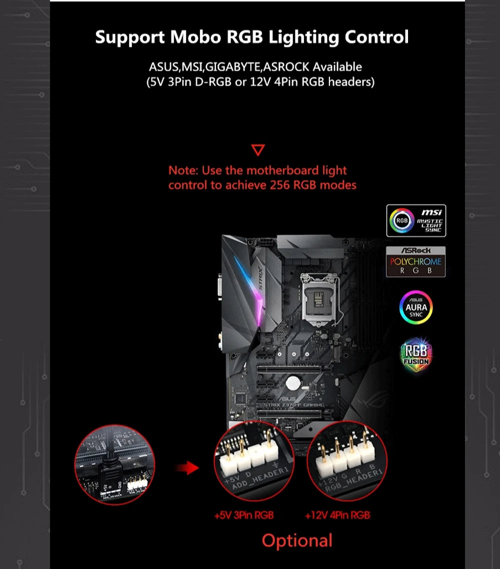 SYNC Motherboard Cable RGB Splitter 12V 4Pin 5V 3Pin Header Addressable RGB Hub Transfer Extension Cable For ASUS GIGABYTE MSI