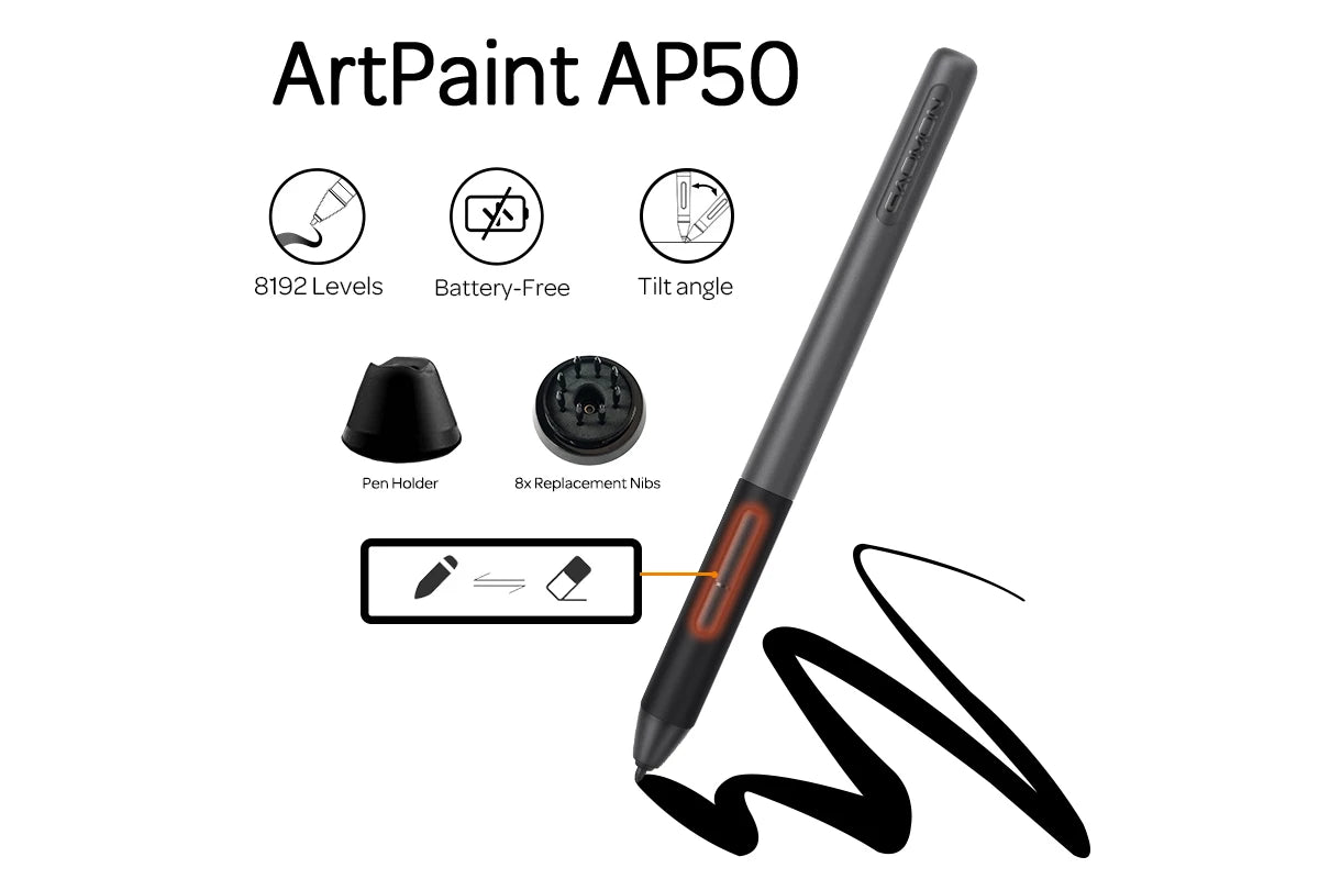 GAOMON PD156PRO Graphics Tablet Display for Drawing 15.6” Full-Laminated IPS HD Screen with 8192 Levels Battery-Free Pen