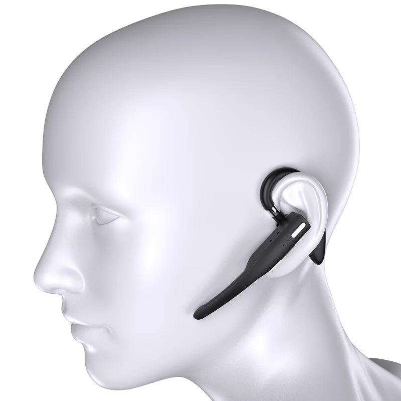 YYK525 Business Headset, Over Ear Earphones with Mic, Bluetooth5.1 Over Ear Headset, 180° RotatingHD Call Quality And Microphone