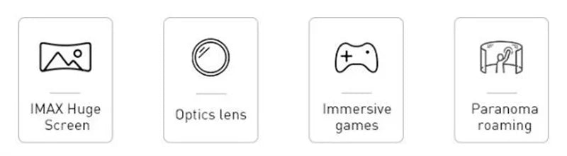 Wireless Virtual Reality Glasses IMAX Huge Screen 3D Glasses Google Cardboard Box VR Headset for 4.7-7.2