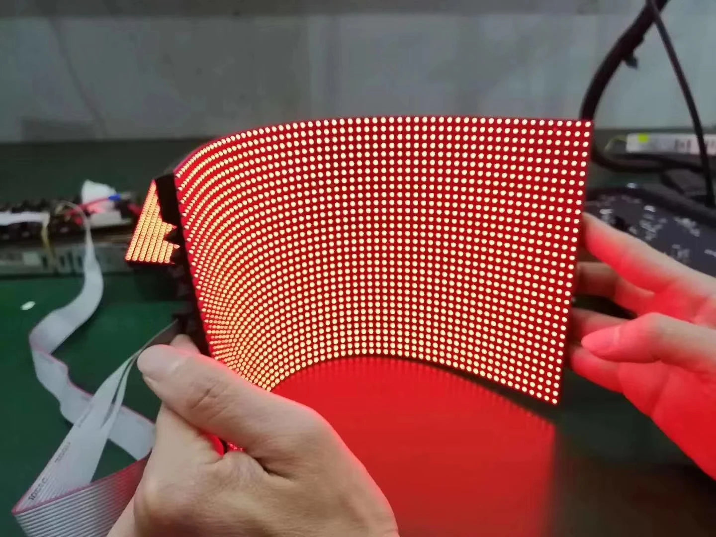 P1.875 Indoor Flexible Display Panel 240x120mm LED Screen Module Full Color Circular Advertising Show Business the Best Choice