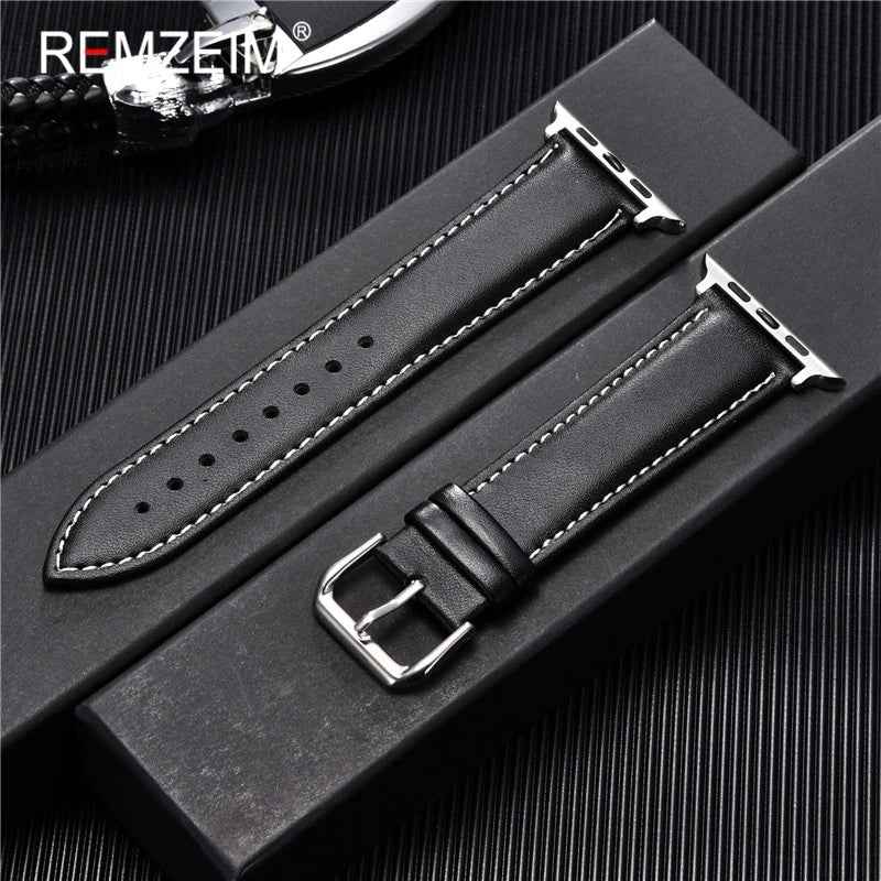 Casual PU Leather Strap for Apple Watch Band 49 45 44 42mm iwatch Ultra 8 7 6 5 4 3 SE Watch Accessories Wristband 41 40 38mm