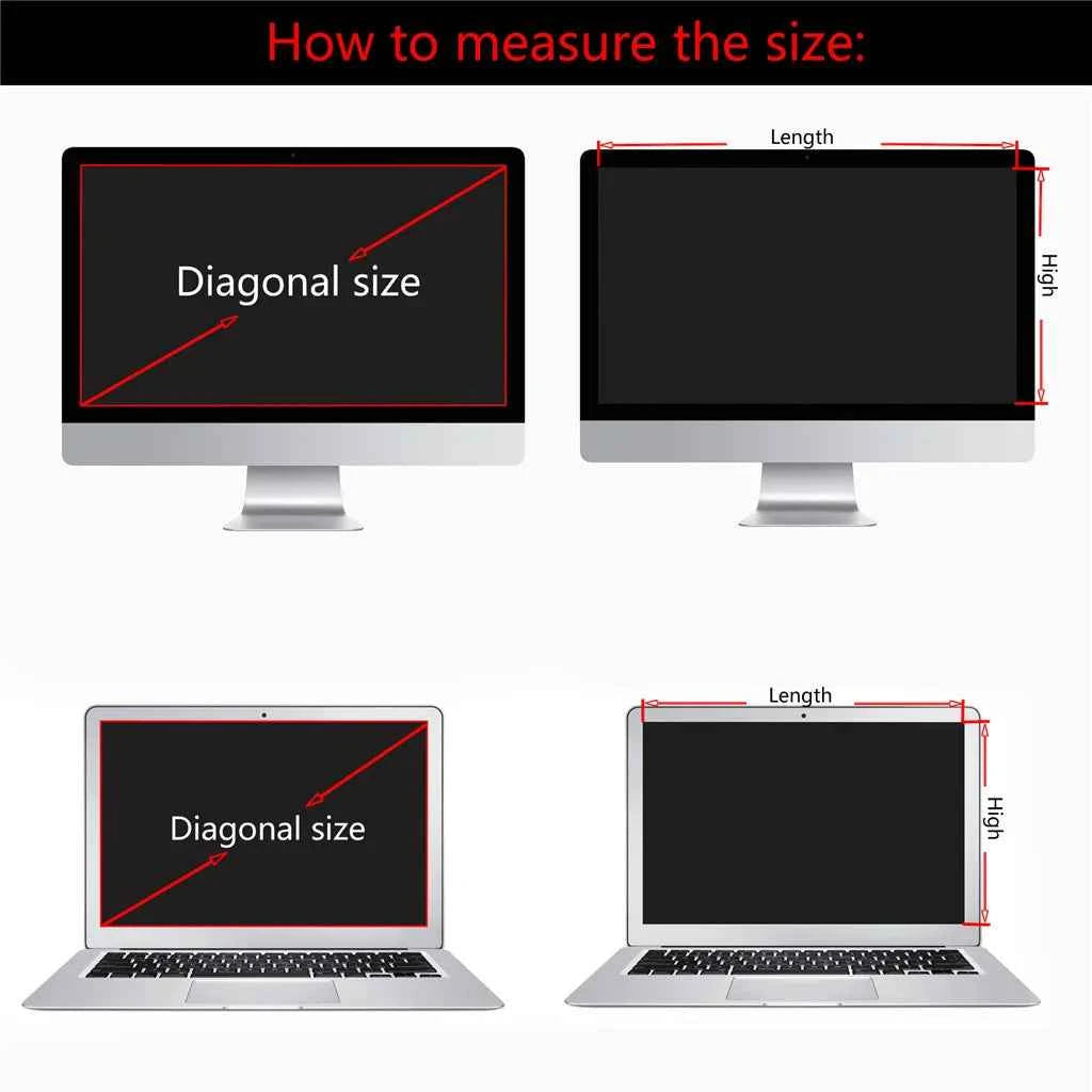27 inch 59.7cm*33.6cm 16:9 Screen Protectors Laptop Privacy Computer Monitor Protective Film Notebook Computers Privacy Filter