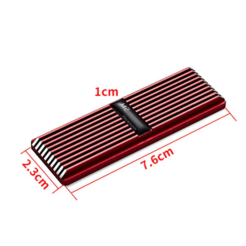 Radiator Heat Sink M.2 NVME NGFF SSD 2280 Solid Radiator Solid Passive Cooling HeatSink Aluminum Vest Heat Cooler