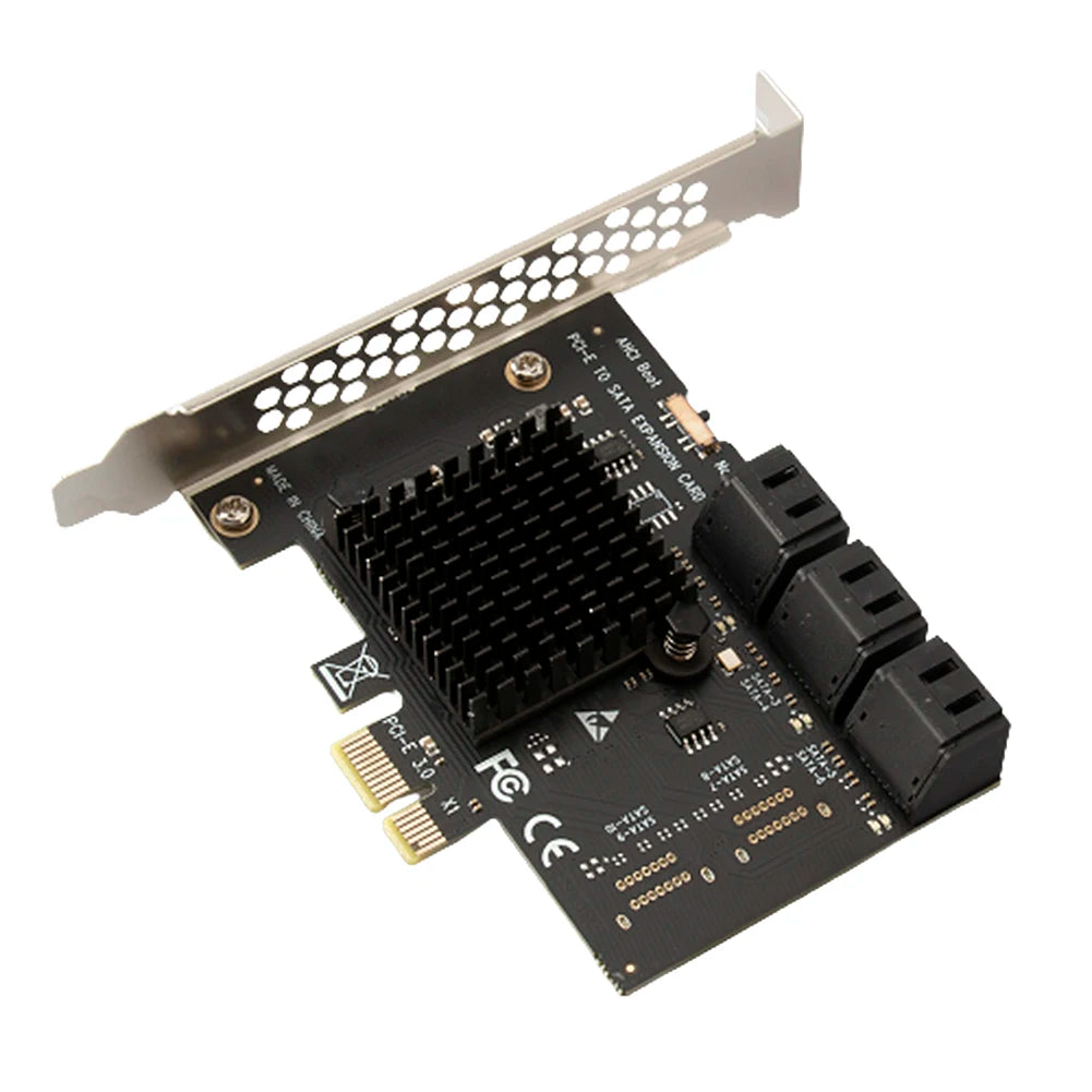 VODOOL SA3112J PCI-E to SATA 3.0 Expansion Card – 20-Port PCIe X1 Controller