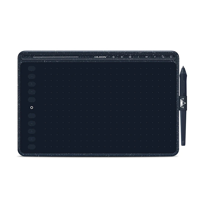 HUION HS611 Drawing Tablet Battery-free Graphic Tablet Three Colors Tilt Support Touch Bar and Express Keys