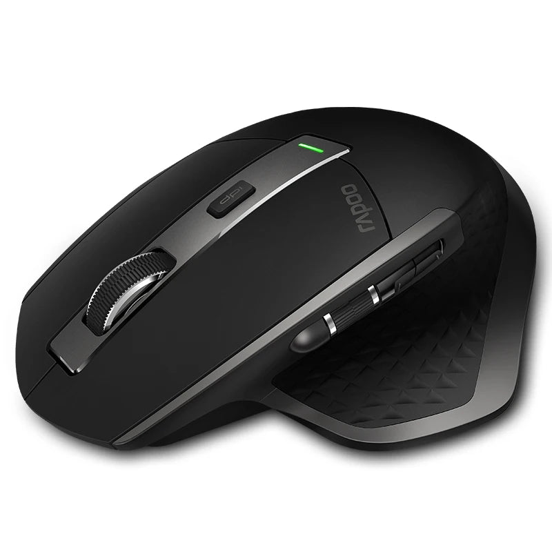 Rapoo Multi-mode Wireless Keyboard and Mouse Combo  Extremely Thin Metal Keyboard Rechargeable Mouse Easy-Connect Up to 4 Device