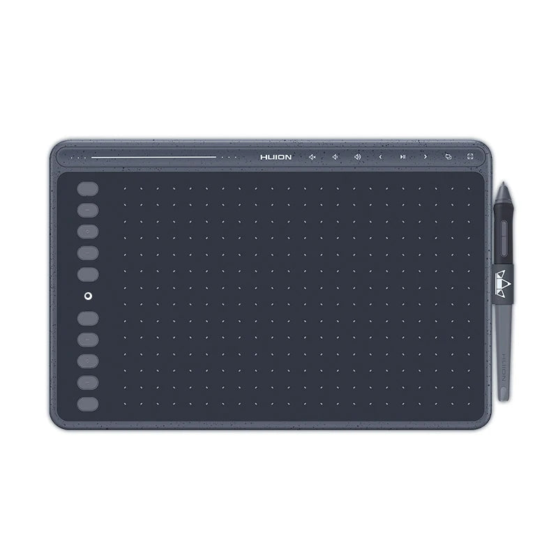 HUION HS611 Drawing Tablet Battery-free Graphic Tablet Three Colors Tilt Support Touch Bar and Express Keys