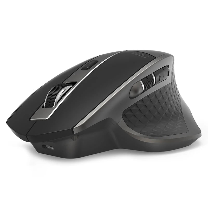 Rapoo Multi-mode Wireless Keyboard and Mouse Combo  Extremely Thin Metal Keyboard Rechargeable Mouse Easy-Connect Up to 4 Device