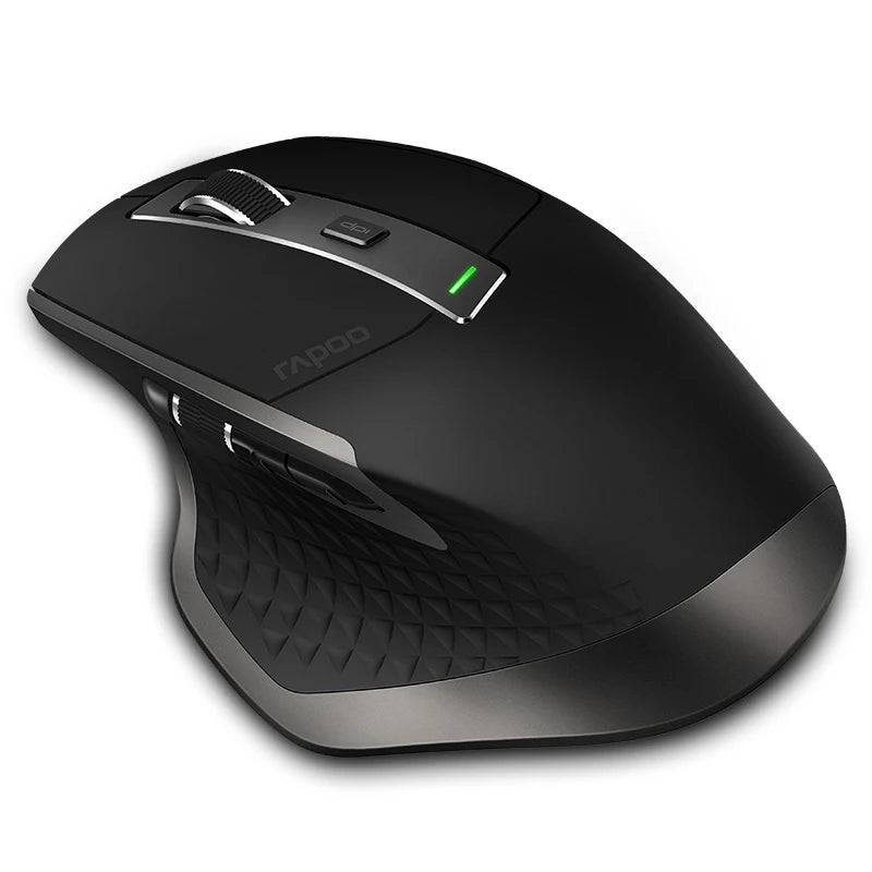 Rapoo Multi-mode Wireless Keyboard and Mouse Combo  Extremely Thin Metal Keyboard Rechargeable Mouse Easy-Connect Up to 4 Device