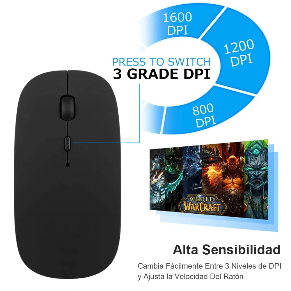 Spanish Layout Wireless Keyboard Mouse Combo Ultra Slim 2.4G Silent Scissor Key Keyboard Set for PC Laptop tv box