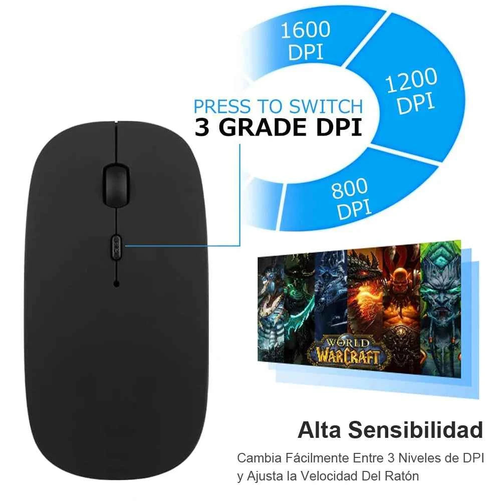 Spanish Layout Wireless Keyboard Mouse Combo Ultra Slim 2.4G Silent Scissor Key Keyboard Set for PC Laptop tv box