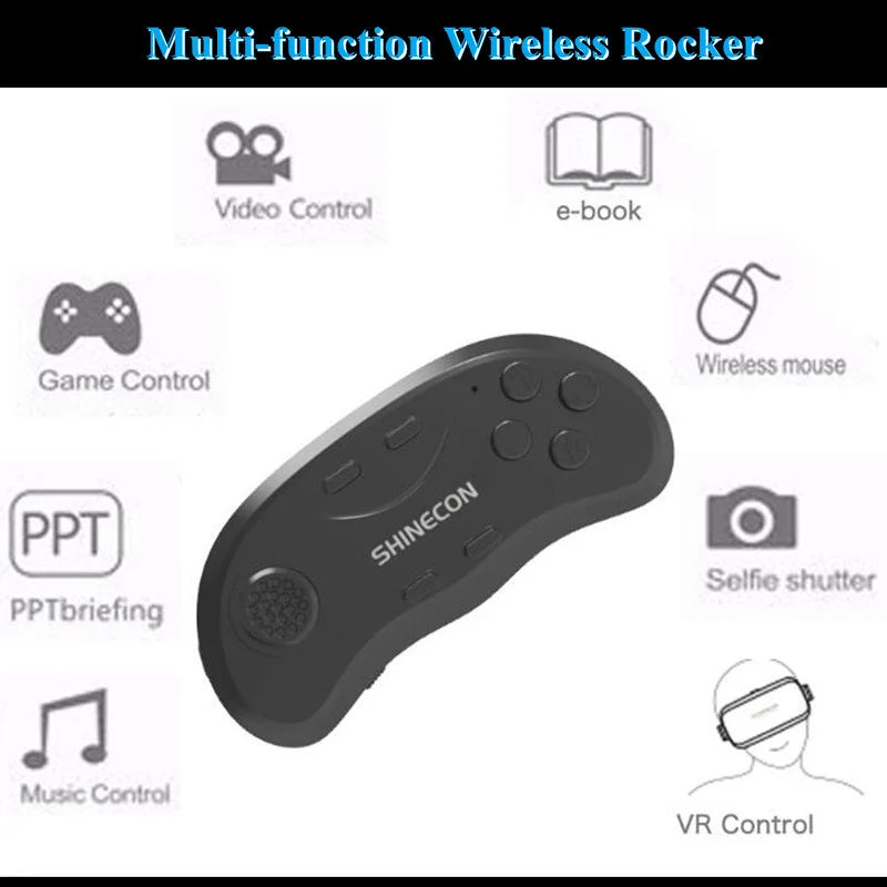 Wireless Virtual Reality Glasses IMAX Huge Screen 3D Glasses Google Cardboard Box VR Headset for 4.7-7.2