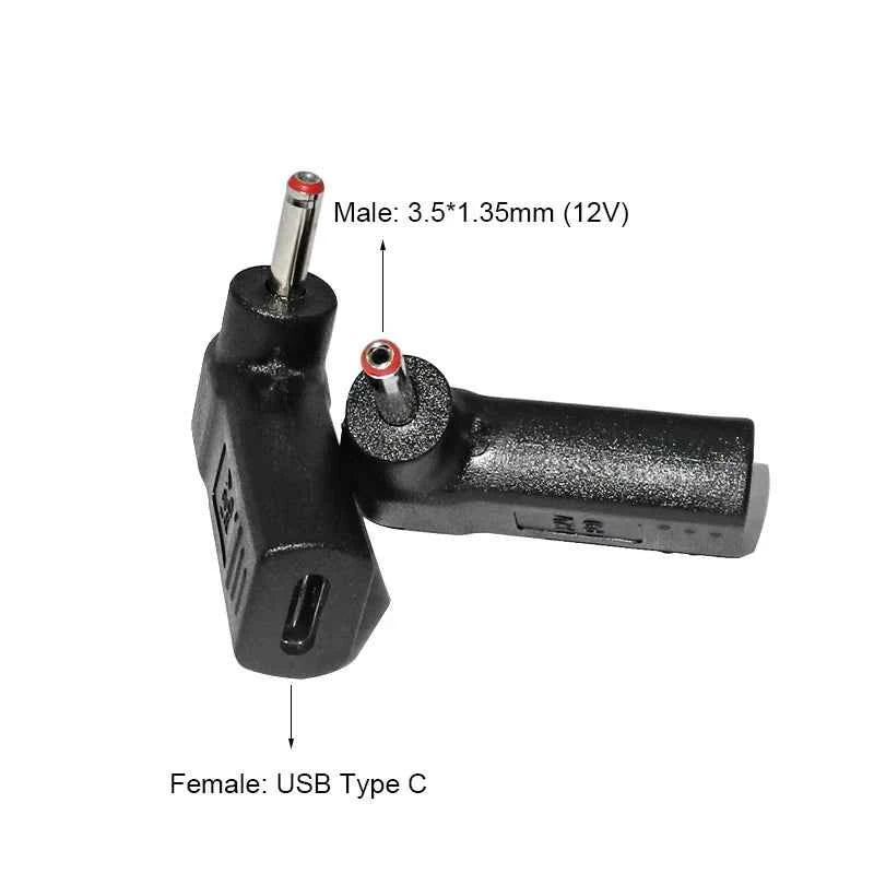 USB C Type C PD to 3.5X1.35mm 12V DC Power Supply Adapter Charging Converter for Thomson Computer SP-NEOS13 4GR32 NEO14A