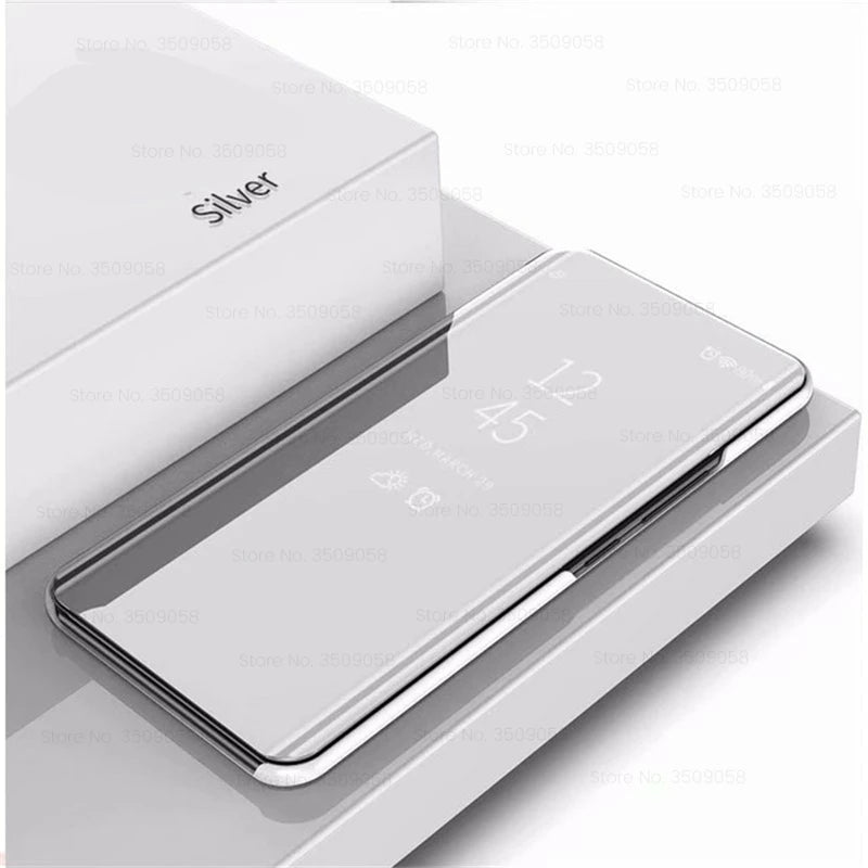 Smart View Mirror Leather Flip Case for Samsung Galaxy S26 Ultra Sumsung Samsang S 26 Plus S26Ultra S26+ 5G Magnetic Stand Coque