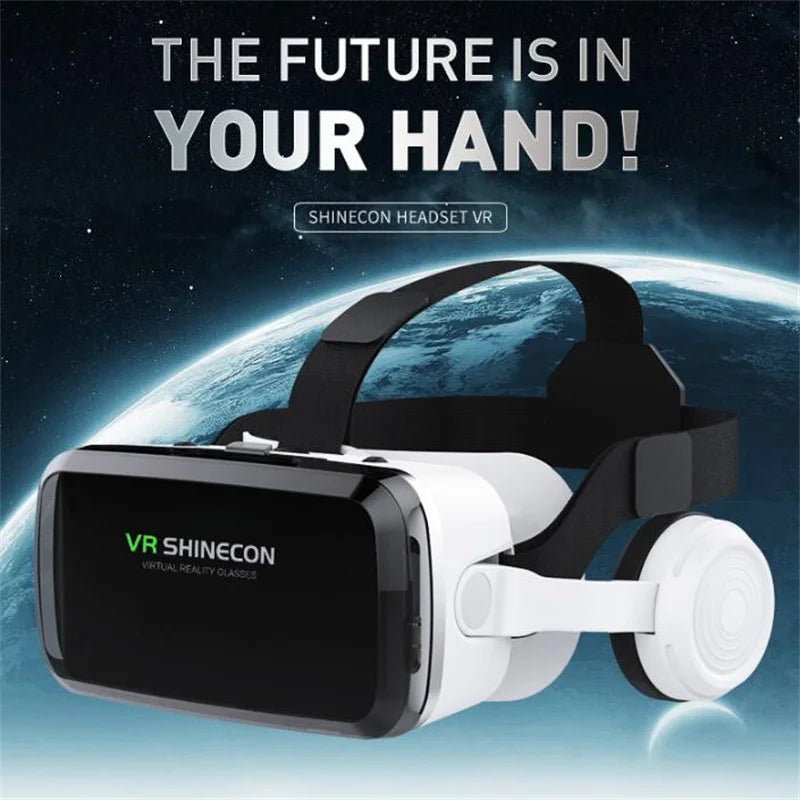Wireless Virtual Reality Glasses IMAX Huge Screen 3D Glasses Google Cardboard Box VR Headset for 4.7-7.2