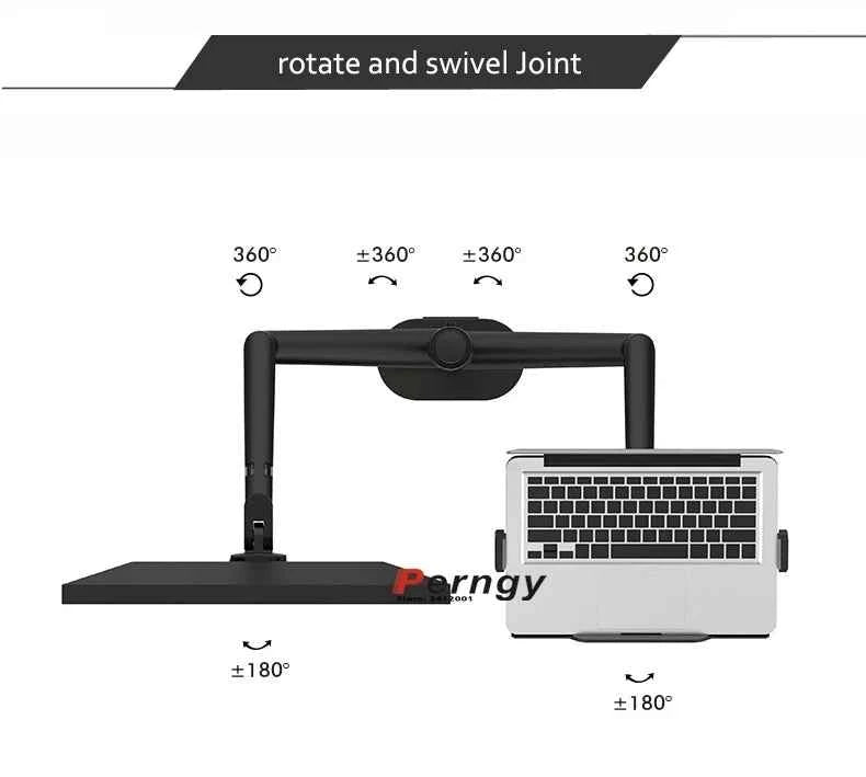 OL-3L Aluminum Silver Ergonomics 10'-17' Desk Laptop Stand 32' Monitor Desktop Bracket Computer Mount Full Motion Column Bar